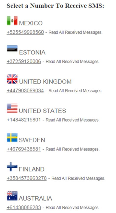 Press refresh to see the latest messages. . Sweden sms receive